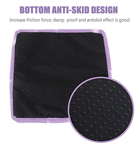 Image of HOMEYA Small Animal Pet Bed, Sleeping House Habitat Nest for Guinea Pig Hamster Hedgehog Rat Chinchilla Hideout Bedding Snuggle Sack Cuddle Cup Cage Accessories with Washable Mat- XL(Purple)