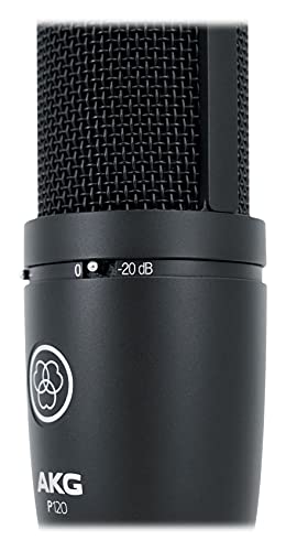 Audiosavings P120+PRO-M50 Bundle: Akg P120 Studio Condenser Recording/Live Streaming Microphone Professional Mic Bundle thumb #4