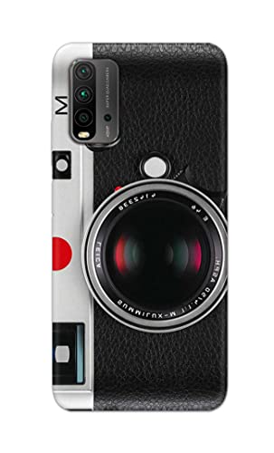 Image of Printed Hard Back Cover Case for Mi Redmi 9 Power Back Cover (Vintage Camera) -702