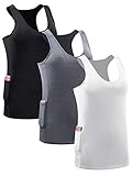 Neleus Women's Racerback Yoga Workout Tank Top