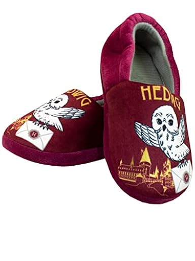 Harry Potter Zapatillas Casa para Niñas Hedwig Rojo 26 | Ya disponible en tu tienda friki favorita! En mundofriki.es!