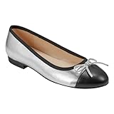 Marc Fisher Damen Jodi Ballerinas, Silber 040, 39.5 EU