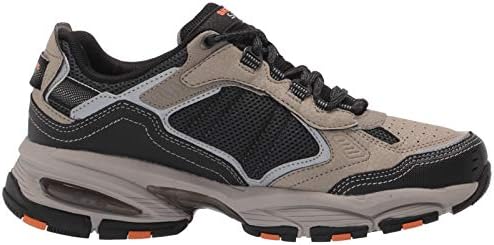 Skechers mens Skechers Men's Vigor 3.0 With Goodyear Rubber Outsole Oxford, Taupe/Black, 8.5 US | Image 5