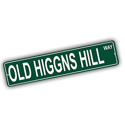 Brotherhood Aluminum Street Sign for Old Higgns Hill - Maine Man Cave Decor