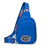 Montana West Florida Gators Sling Bag Quilted Crossbody Bags for Women/Men, UF Team Travel Sling Bag with Convertible Shoulder Strap, Cross Body Bag for Gift, Game Day & Concert | NC-UF018NY