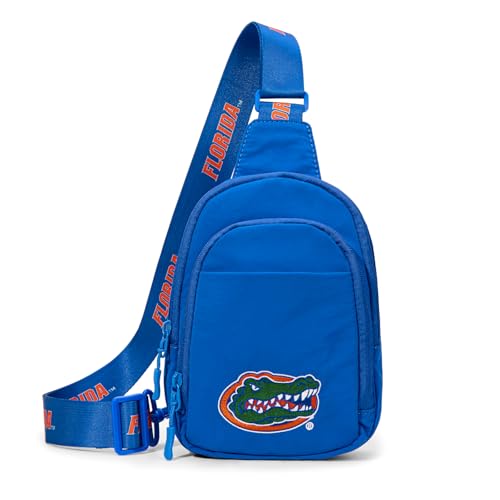 Montana West Florida Gators Sling Bag Quilted Crossbody Bags for Women/Men UF Team Travel Sling Bag with Convertible Shoulder Strap Cross Body Bag for Gift Game Day & Concert | NC-UF018NY