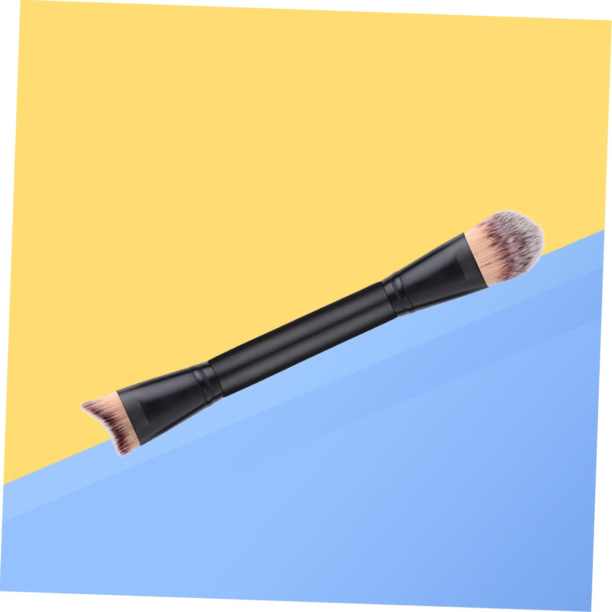 FOMIYES Professional Makeup Brush Set Wooden Handle Double-ended Brush Cream Powder Blender Beauty Tool