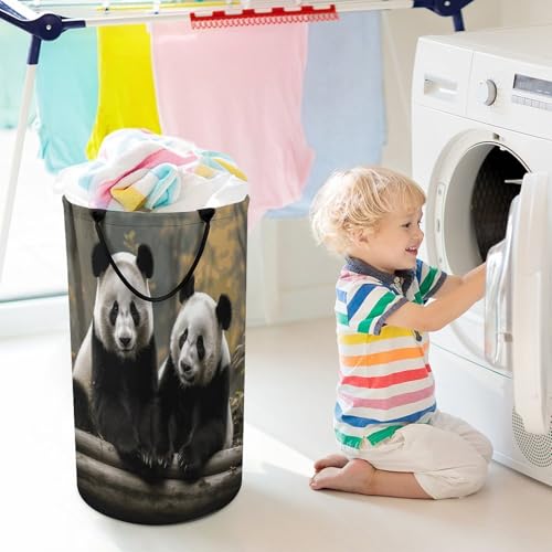 Panier à linge pliable grand format bac de rangement jouets et couvertures - 7