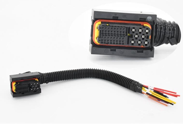 40 Pin/Way Or 81 Pin/Way TE/AMP/for Tyco 60D/98D PCB/ECU Ignition Connector Plug with 40cm Wire 1473252-1 1473244-1 1473247-1 - (Color Name: 1pcs 40pin)