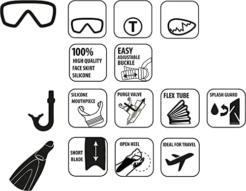 Set de plongée enfants Schildkröt Bermuda idéal pour explorer la plage en été - 6