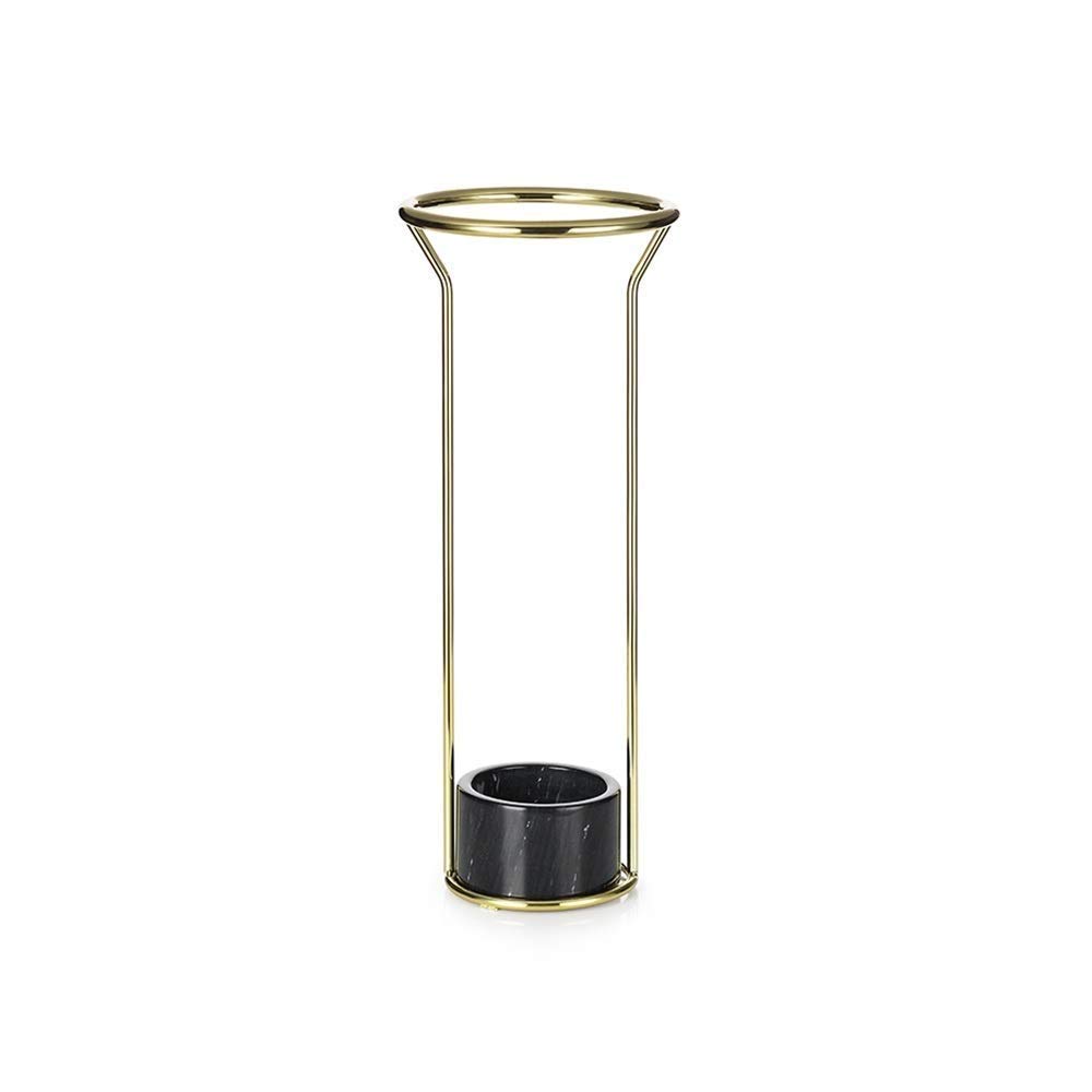Porte-parapluie en fer forgé CHEWYNP noir pour le rangement des parapluies
