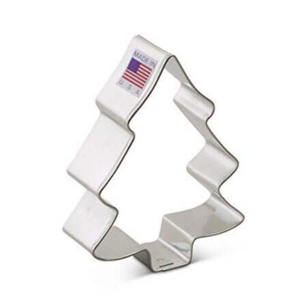 Ann Clark Snow Covered Tree Cookie Cutter - 8.9cm, Made in USA