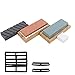 12Pcs Knife Sharpening Stone Set, Dual Sided 400/1000 3000/8000 Grits Whetstone Set Stone Polishing Finishing Combination Set Sharpener Accessory Kit, 12Pcs Knife Sharpening Stone Set, Dual Sided