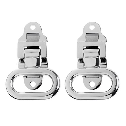 2個ボートヨット車トラックトランサム小さな折りたたみマストステップ - マリングレード316ステンレス鋼