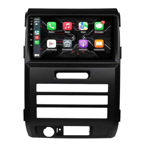Radio coche 2 DIN CarPlay inalámbrico Ford F150 2008-2014, pantalla Mirror Link con Bluetooth