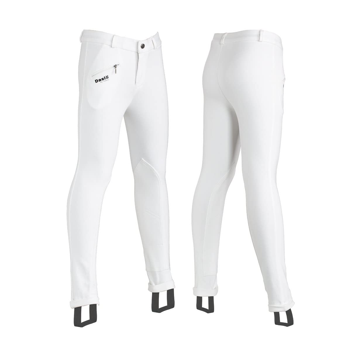 Daslo Pantaloni Bambino 4 Stagioni Jodhpurs 6 Anni, Bianco