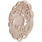 Décoration symbolique : les sculptures d’éléphants en bois représentent la chance et l’harmonie, parfaites comme appliques de cheminée ou ornements de commode, ce qui en fait une décoration significative ou un objet de décoration précieux pour la maison, des appliques décoratives murales, des autocollants en bois pour meubles