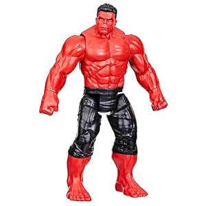 Marvel Studios, Captain America Brave New World, Titan Hero Series, Figura de acción Premium de Hulk Rojo