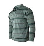 Camisa de manga larga para hombres estilo casual de Humy hecha de material cómodo, de alta calidad y ligeramente elástico