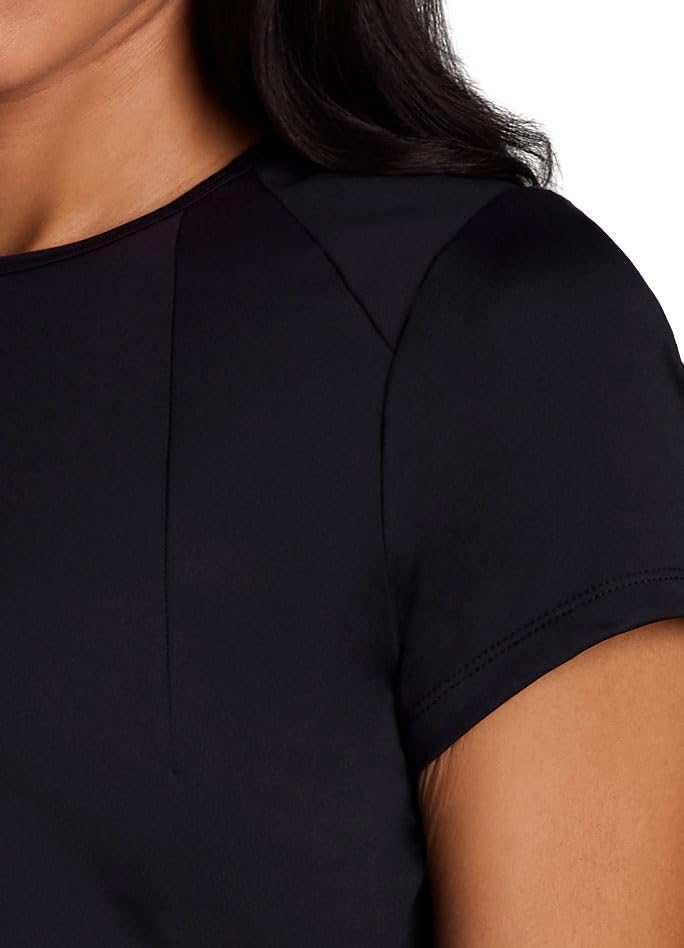 RBX Active Women's Workout Top with Mesh Panels, Breathable Quick Drying Gym Running T-Shirt, with Plus Sizes - Image 5