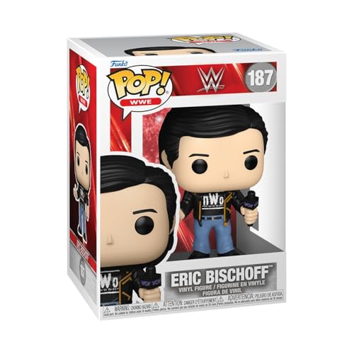 Funko Pop! WWE: WWE 8 - Eric Bishoff Bischoff - (WCW) - Figurka kolekcjonerska winylowa - pomysł na prezent - Oficjalny towar - Zabawki dla dzieci i d