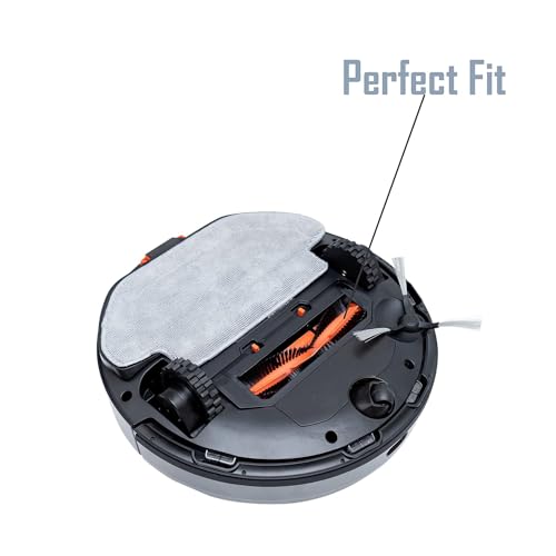 Image of finehepa Replenishment Kit|Replacement Parts|Accessories Compatible with Mi Robotic Vacuum-MopP|Filters, Bristle Brush,Wet Mop,Side Cleaning Brushes |Cleaning Kit || (Compatible with Mop-P Full Kit)