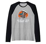 You Mean Throwing Fuel Disc Golf Humour amusant pour golfeur Manche Raglan