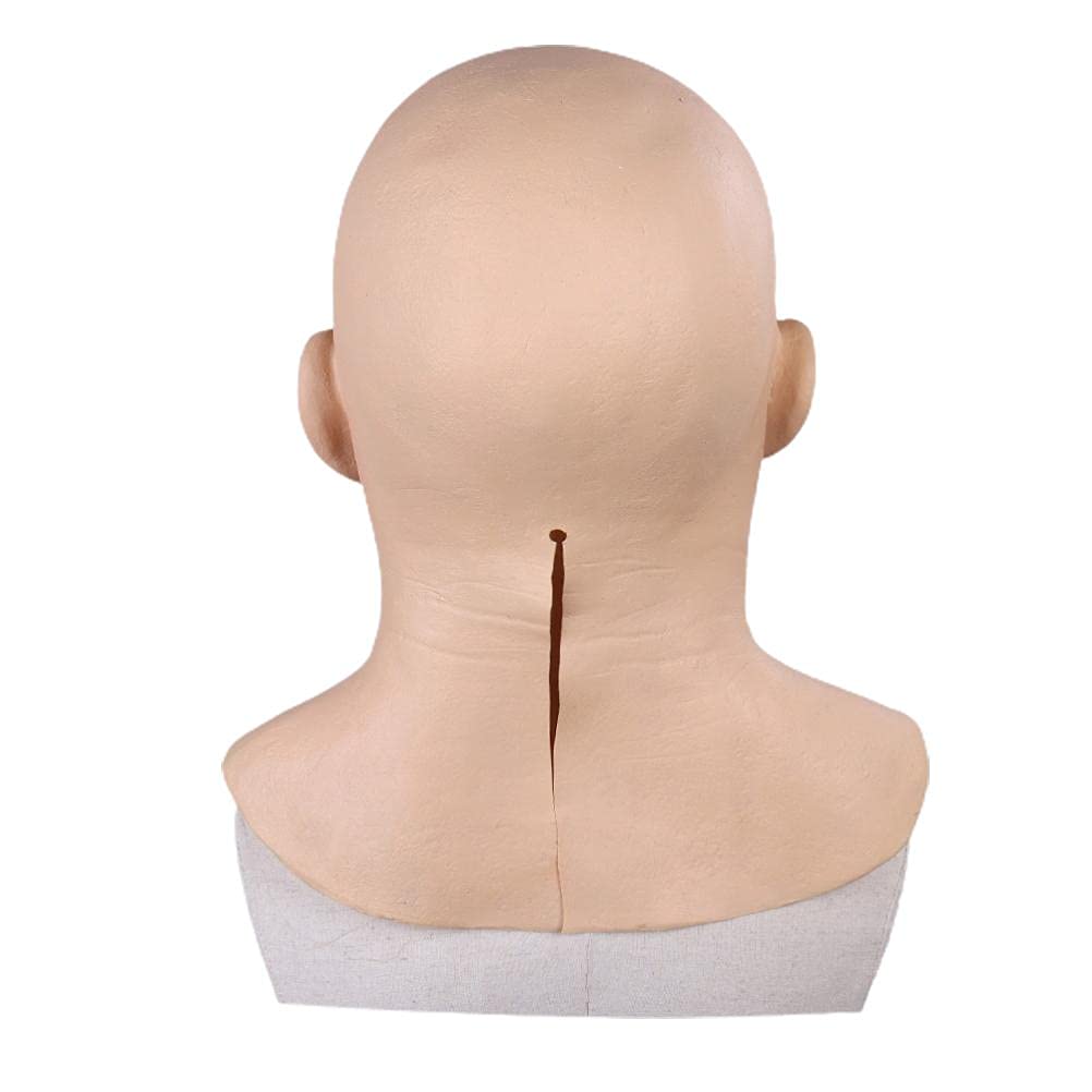 Latex Old Man Mask Halloween Latex Headgear Scary Adult Novelty Horror Masks Headgear Latex Elder Old Man Headgear for Halloween Cosplay Party Costume Props (European regulations) - Image 3