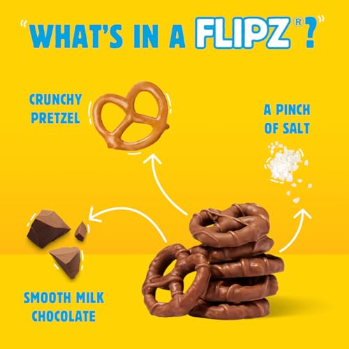 Flipz Milk Chocolate Covered Pretzels