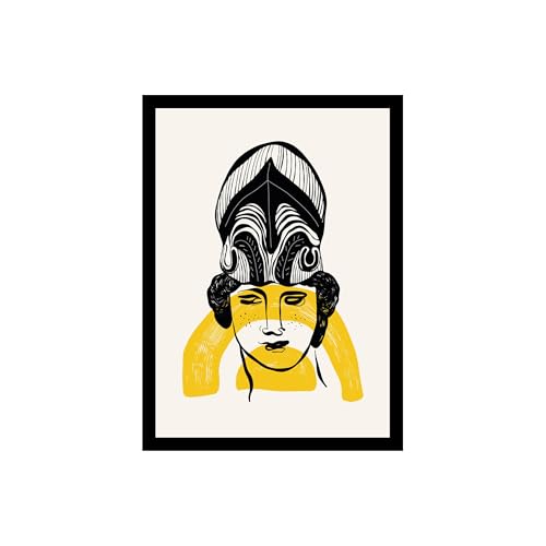 Image of BLINKART Trendy Abstract Wall Art Painting Print Design | Aesthetic Wall Decor Photo Artwork Frame Decoration Hanging For Home Bedroom Living Room Office Wall Decor | T060 | 13x10 Inches
