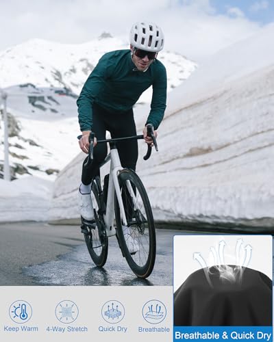 Roadbox Mens Thermal Cycling Pants Fleece Lined