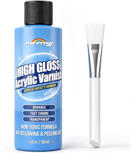 Gloss Varnish for Acrylic Painting - Non-Toxic