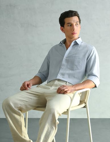 Image of Arrow Solid Slim Fit Formal Shirts for Men - Full Sleeve Shirt for Man
