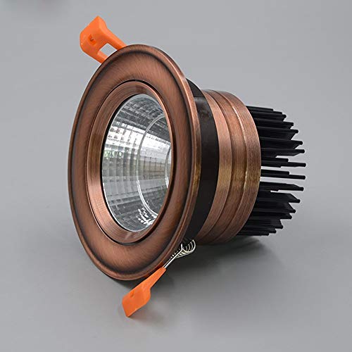 Focos empotrables led para evitar fatiga visual en tiendas y oficinas con panel circular cri 80+ 5