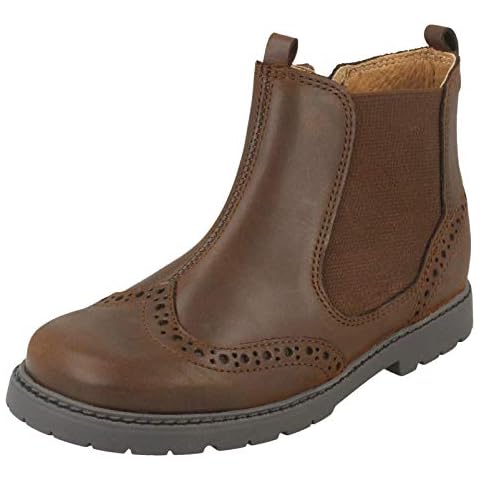 Start-rite Boys Brown Leather Chelsea Boots Cover