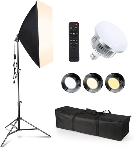 Amazon | ソフトボックス【 2024新登場LED撮影用ライト】写真