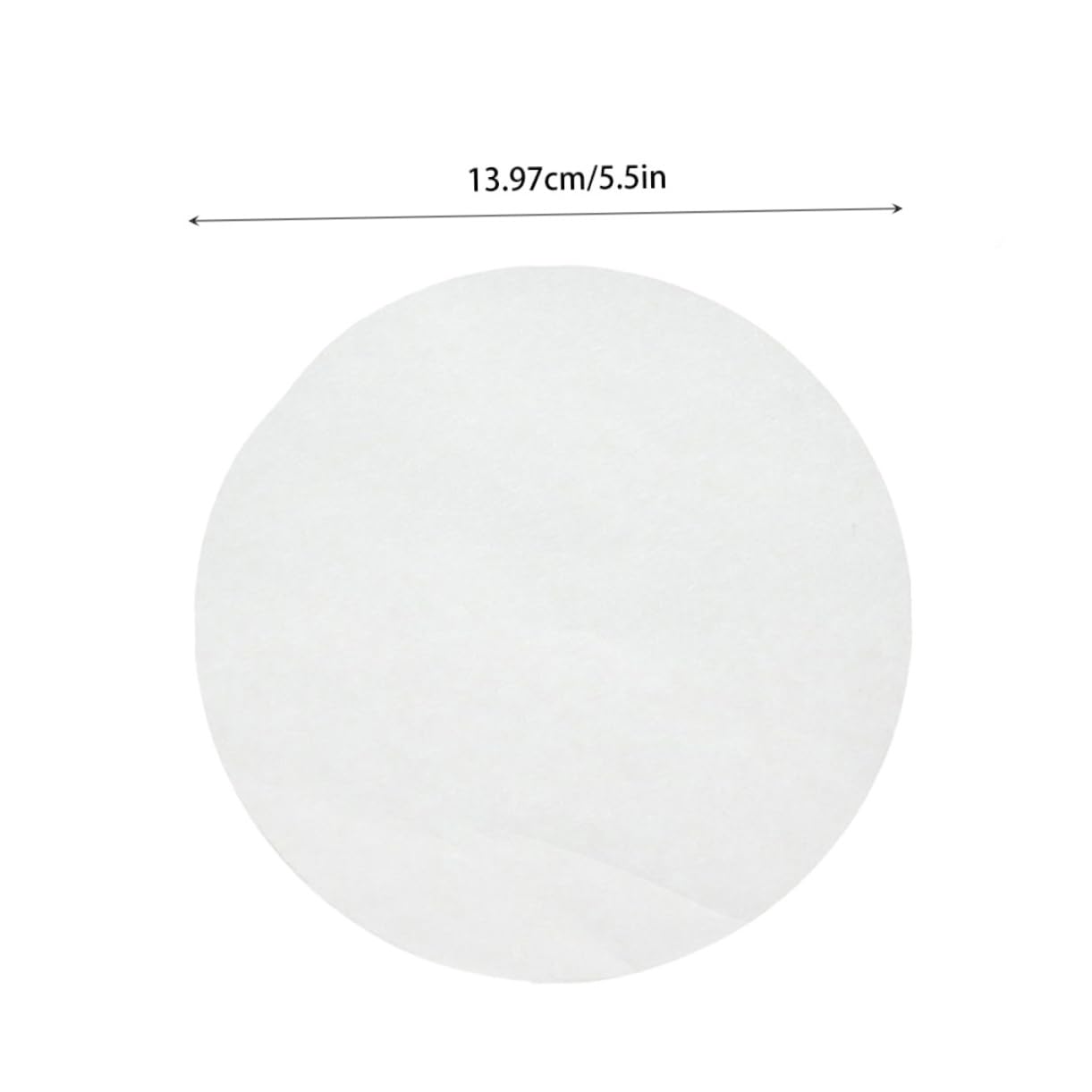 AUTSUPPL Non-stick Baking Paper Mats 50 Sheets Round Oil Absorbing Pad Ideal for Oven Bbq Outdoor Cooking