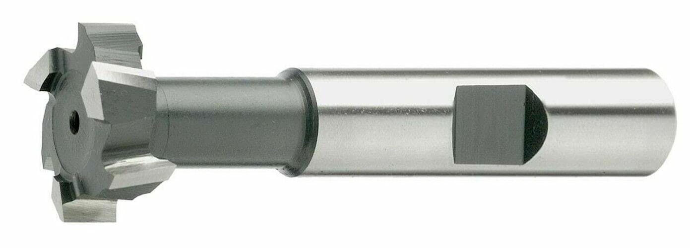 HSSE T-Nuten-Fräser, Typ N 11-60 mm, Mehrschneider DIN 851, Z=6/8/10, TOP NEU HB, Größe: 12,5 x 6 x 57 x 5 - d2=10 mm - Z=6