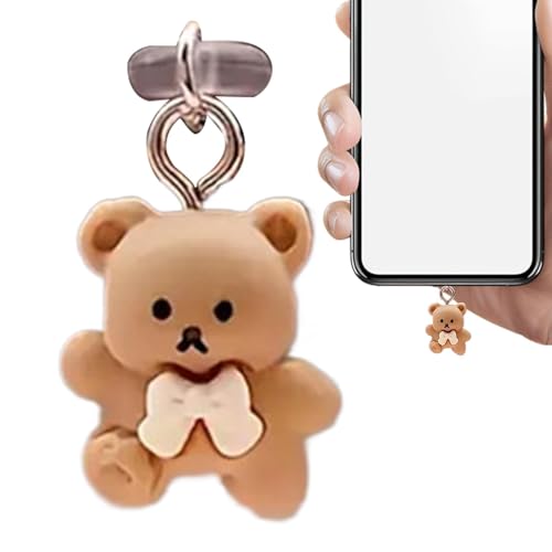 USB C Cover Caps - Cute Cartoon Bear Type C Dust Plug, USB C Dust Cover, Dust Plug Charm, Type C Mobile Phone Port Protector, Plugs Pendants for Type-C Port Device USB C Cover Caps - Cute Cartoon Bear Type C Dust Plug, USB C Dust Cover, Dust Plug Charm, Type C Mobile Phone Port Protector, Plugs Pendants for Type-C Port Device