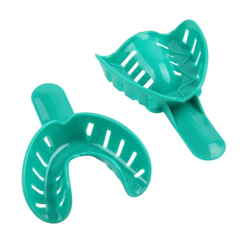 12 Stück Zahnabdrucktablett für Erwachsene/Kinder Zahnaufheller Bleaching Schienen Set aus Perforierte Dental Trays für Zahnabdruck, Dental Abdrucktablett Kunststoff
