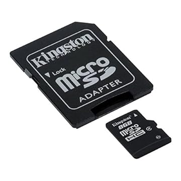 Professional Kingston 4GB MicroSDHC Card for ICEMOBILE Apollo Smartphone with custom formatting and Standard SD Acapter. (Class 4)
