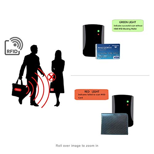 Napal Swiss Top Genuine Leather Amazing RFID Security Credit Card Case Holder Magic Slim Back Pocket Wallet for Men or Women