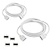 RGBZONE 2 Pack 1M 3.3ft Extension Cable Connect Female Plug to SMD 5050 RGB LED Strip light with Free 4pcs 4pin Connector