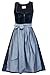 Produktbild Edelnice Trachtenmode Exklusives Designer Midi Dirndl Luna Samt blau inkl. Dirndlschürze Gr. 32-54 (DE/NL/SE/PL, Numerisch, 38, Regular, Regular, Blau)