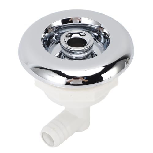 Qcwwy Düse Edelstahl PVC Einstellbarer Massage -Düsen -Düsen -Accessoire Schwimmbad Wasserauslass Jet für Federpool Hydrotherapie Pool Universal Badewanne Jet Gartenarbeit