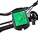 Locisne Computer Bici,IP65 Contachilometri per Bicicletta Impermeabile Contachilometri Sveglia Memoria Retroilluminazione LCD Sensore velocità per Bici stradai,l rilevamento della velocità Bicicletta