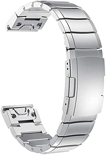 Bracelet montre Garmin en métal pour remplacer le silicone et éviter les irritations