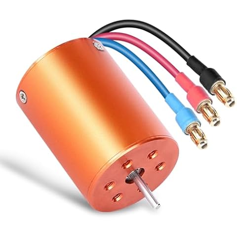 3800KV Brushless Motor Metal RC Electric Motors 2838 RC Accessory Fit for 1/12 1/14 RC Boat Motor 2.3mm Shaft Cover
