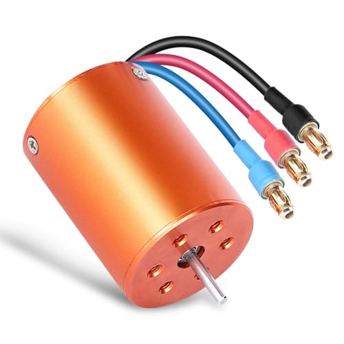 3800KV Brushless Motor Metal RC Electric Motors 2838 RC Accessory Fit for 1/12 1/14 RC Boat Motor...
