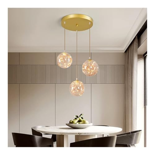 Suspension à 3 lumières pour illuminer vos dîners au salon